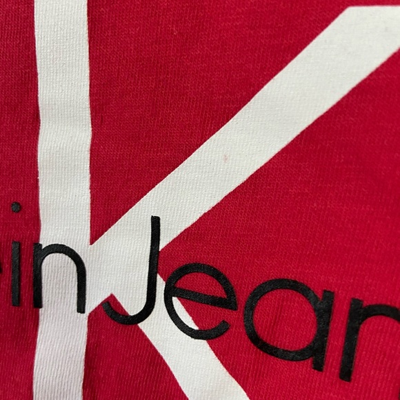 CALVIN KLEIN JEANS | Red T-shirt - Picture 4 of 6
